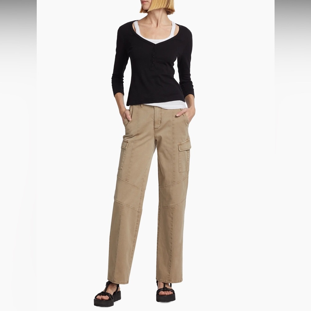 L'AGENCE. Brooklyn Straight-Leg Utility Pants. Size 27. Only worn once.